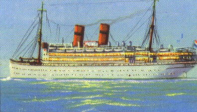 A very stately looking ship; I like the busy lit-up appearance in this view