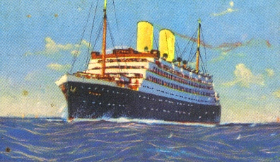 SS Orford - great image of a stately liner at sea