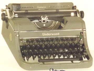 Underwood Champion Typewriter